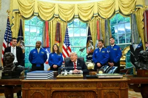 Trump ugostio astronaute misije Artemis II: Ja ne bih imao nikakvih poteškoća da odem na Mjesec