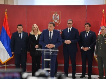 Dodik: Mi iz Republike Srpske smo zabrinuti zbog saveza Hrvatske, Albanije i Kosova