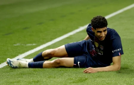 Hakimi zbog povrede propušta revanš utakmicu polufinala Lige šampiona protiv Bayerna