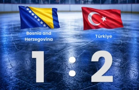 Hokejaši BiH poraženi od Turske