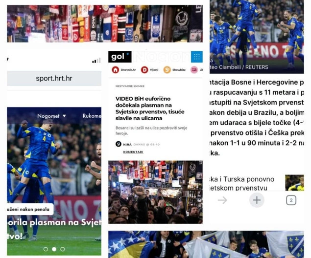 Hrvatski mediji o povijesnoj pobjedi Zmajeva: Bosna i Hercegovina ponovno dio elite Hrvatski mediji o povijesnoj pobjedi Zmajeva: Bosna i Hercegovina ponovno dio elite