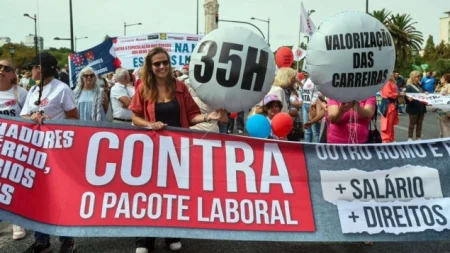 Desetine hiljada ljudi protestuje u Lisabonu protiv planiranih reformi tržišta rada