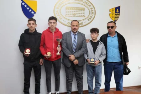 Prijem za članove Bilijar kluba No1 Goražde i državnog prvaka Saida Djanu