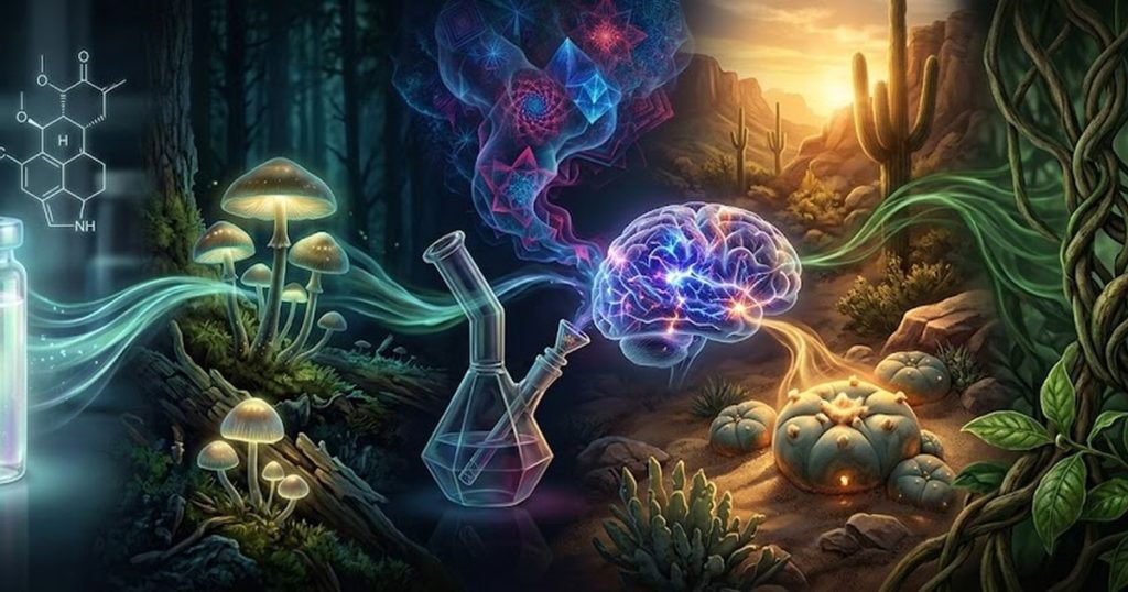 LSD, psilocibin, DMT i ostala vesela ekipa: različite molekule, isti moždani kaos