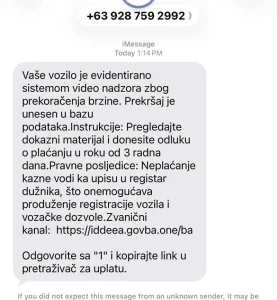 Upozorenje bh. građanima o lažnim porukama i zloupotrebi imena IDDEEA BiH