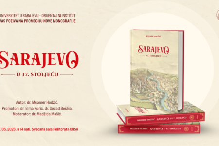 Orijentalni institut 7. maja predstavlja monografiju Sarajevo u 17. stoljeću