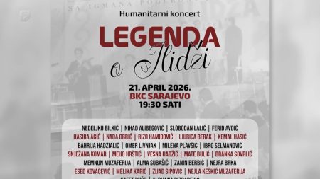 Humanitarni koncert u Sarajevu: 30 izvođača za djecu u BKC-u