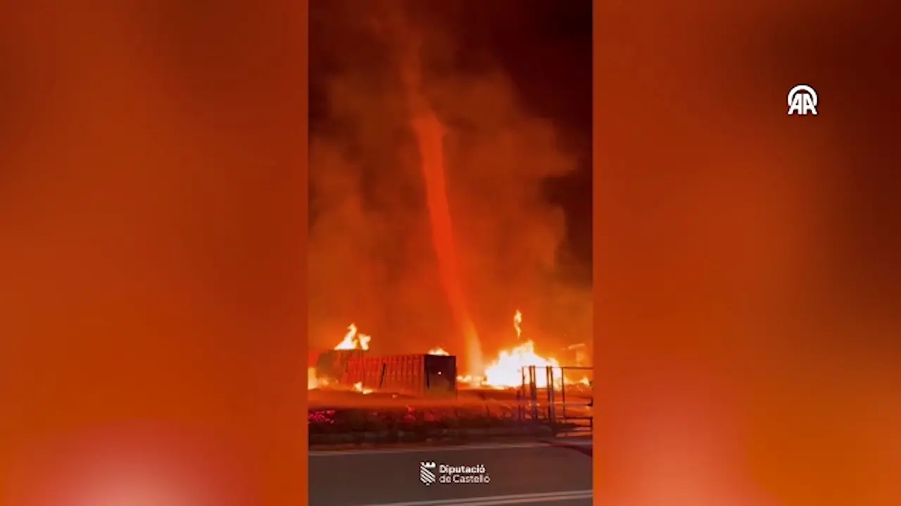 Rijedak vatreni vrtlog se formirao tokom gašenja požara u Španiji