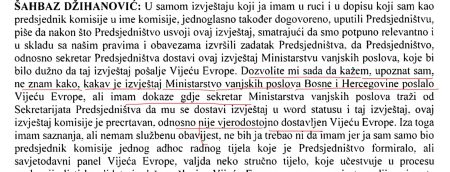 Stenogram sa sjednice Predsjedništva BiH otkriva: Ministarstvo vanjskih poslova prepravljalo dokumentima za izbor bh. sudije u Strazburu?!