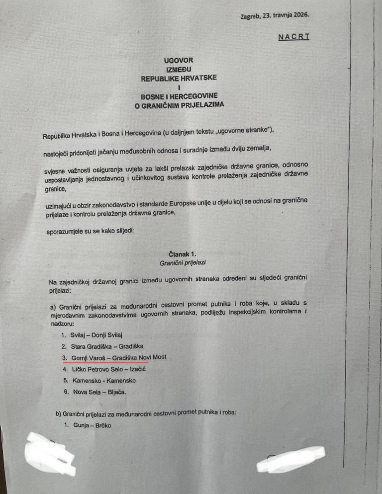 Legalizacija nezakonitog graničnog prijelaza: Konaković ujutro prijavio HDZ-ove i SNSD-ove kadrove zbog otvaranja Gradiške, a popodne s njima glasao da ovaj prijelaz bude dio sporazuma sa Hrvatskom! Legalizacija nezakonitog graničnog prijelaza: Konaković ujutro prijavio HDZ-ove i SNSD-ove kadrove zbog otvaranja Gradiške, a popodne s njima glasao da ovaj prijelaz bude dio sporazuma sa Hrvatskom!