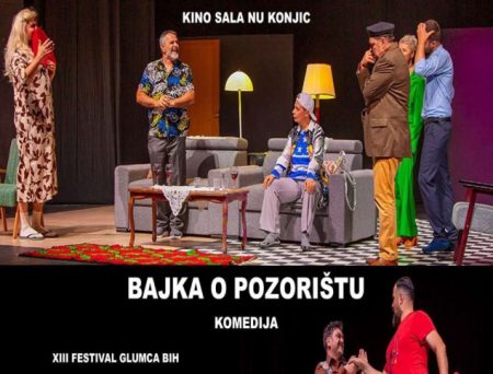 Festival glumca u BiH: Narodno pozorište Mostar nasmijalo konjičku publiku Bajkom o pozorištu