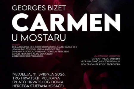 Mostar krajem svibnja domaćin opere Carmen na otvorenom