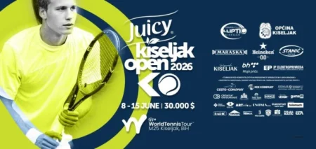 Nagradni fond teniskog turnira Juicy Kiseljak open 30 tisuća američkih dolara Nagradni fond teniskog turnira Juicy Kiseljak open 30 tisuća američkih dolara