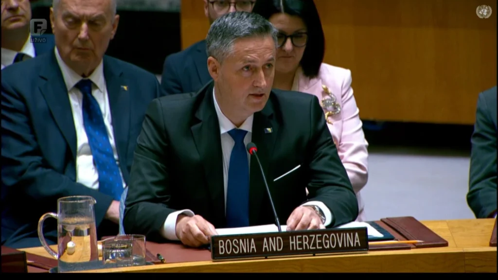 Bećirović u UN-u: Antidejtonska politika RS-a dovela BiH na rub sukoba