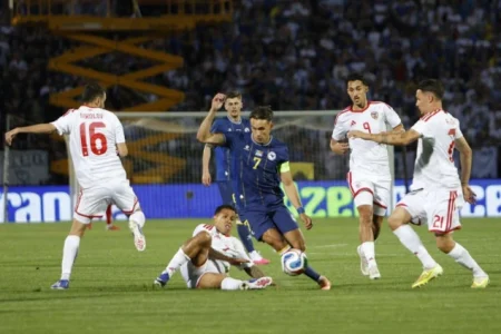 BiH i Sjeverna Makedonija remizirali, Barbarez pružio priliku skoro svim reprezentativcima BiH i Sjeverna Makedonija remizirali, Barbarez pružio priliku skoro svim reprezentativcima