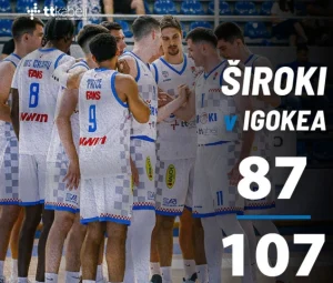 Igokea uvjerljiva protiv Širokog u prvom meču polufinala play-offa