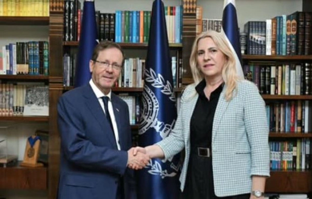 Željka Cvijanović razgovarala s predsjednikom Izraela Isaacom Herzogom