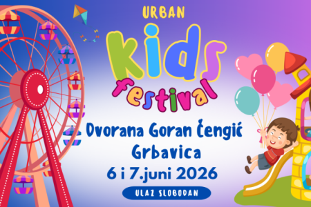 Urban Kids Festival BiH 2026 – Sarajevo ovog vikenda centar dječije radosti