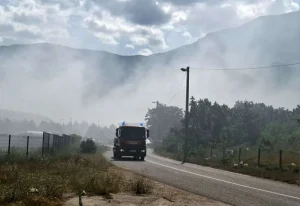 Požar kod deponija Uborak uspješno lokaliziran i stavljen pod kontrolu