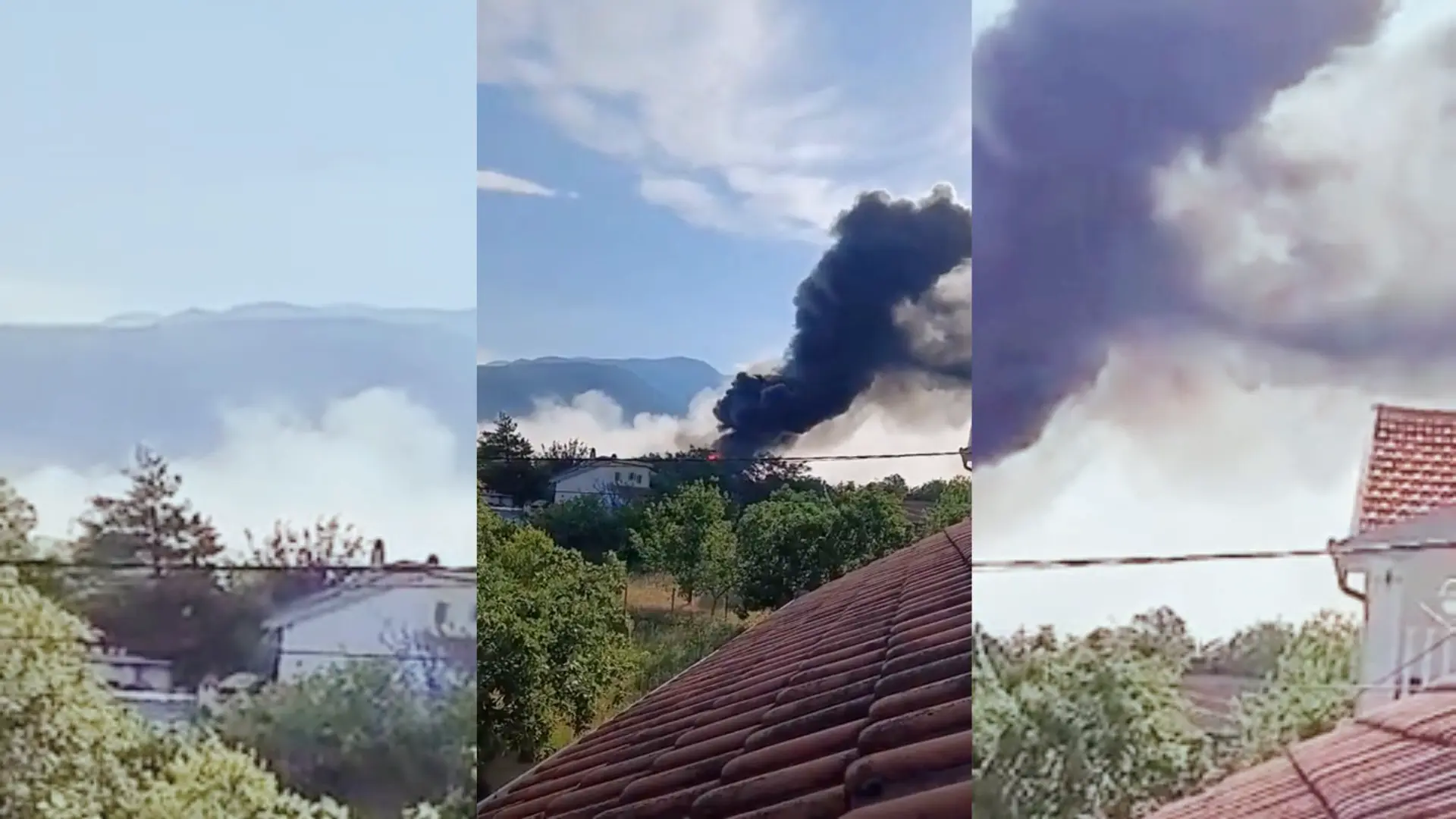 Požar na Uborku ponovo buknuo, dim se širi prema Mostaru Požar na Uborku ponovo buknuo, dim se širi prema Mostaru
