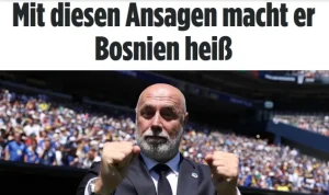 Barbarez za Bild: BiH trebaju novi heroji, spremni smo za ulogu autsajdera protiv SAD-a