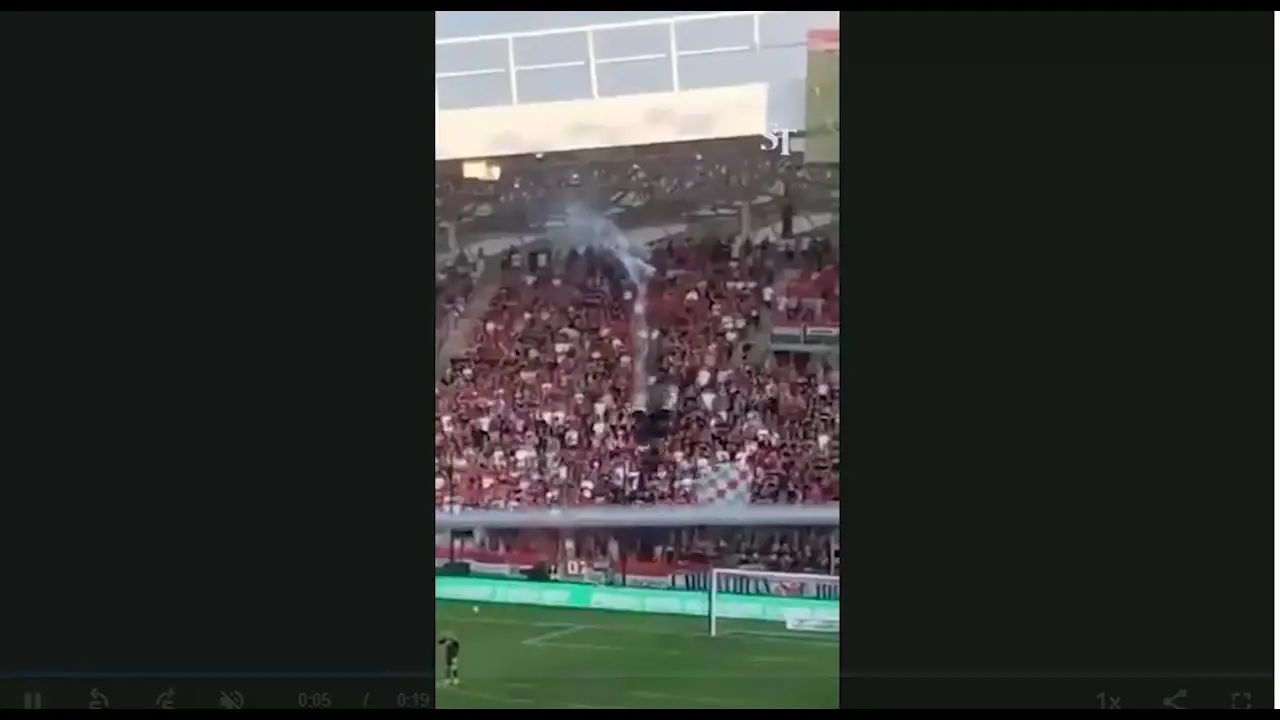 Spidercam pao na teren tokom utakmice Mađarske Spidercam pao na teren tokom utakmice Mađarske