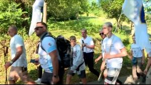 Posljednji kilometri Marša mira: Učesnici prolaze Kameničko brdo, jednu od najtežih ruta