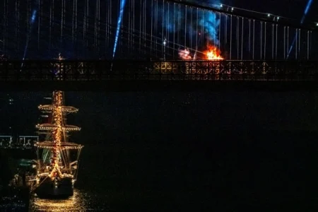 Požar izbio na Brooklynskom mostu tokom vatrometa povodom Dana nezavisnosti SAD-a Požar izbio na Brooklynskom mostu tokom vatrometa povodom Dana nezavisnosti SAD-a