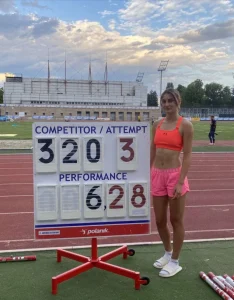 Juniorka Emina Omanović pobijedila u Zagrebu u skoku udalj i popravila bh.seniorski rekord za 21 cm