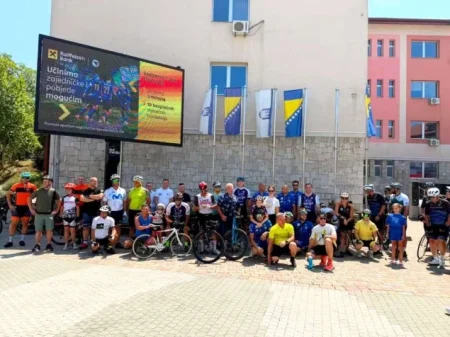 Iz Bihaća krenuo 6. biciklistički maraton do Kamičana u znak sjećanja na žrtve Prijedora