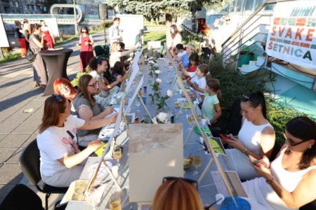 Likovna promenada obilježila program Šetnice kulture