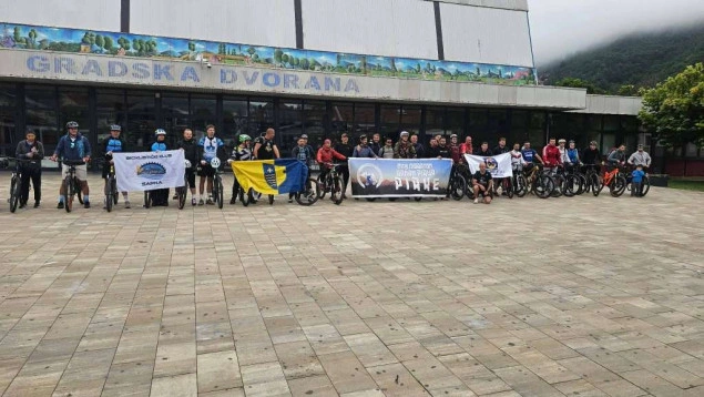U Goraždu počeo šesti memorijalni biciklistički pohod Adnan Pirija Pirke U Goraždu počeo šesti memorijalni biciklistički pohod Adnan Pirija Pirke
