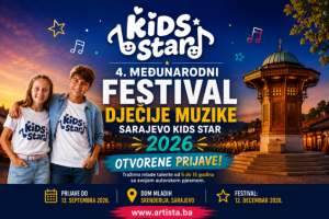 Četvrti festival Sarajevo Kids Star traži novu generaciju izvođača