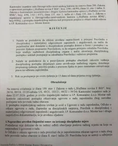 Inspekcija utvrdila nepravilnosti prilikom davanja otkaza radnicima mostarskog Komunalnog
