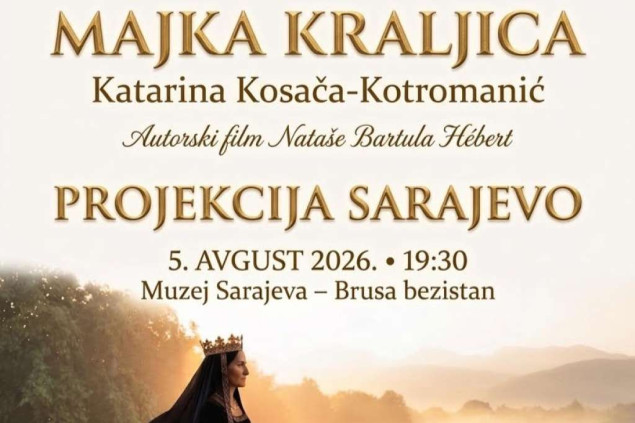 Film o kraljici Katarini Kosači-Kotromanić bit će prikazan u Brusa bezistanu