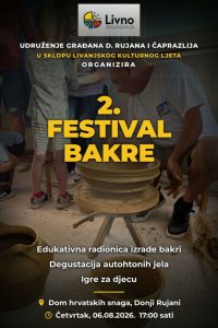 Festival bakri u Livnu čuva tradiciju: Posjetioci će upoznati stare zanate i domaću kuhinju