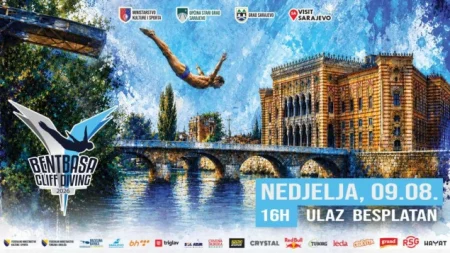 Sarajevo spremno za Bentbaša Cliff Diving 2026: Rekordan broj skakača i bogat dvodnevni program Sarajevo spremno za Bentbaša Cliff Diving 2026: Rekordan broj skakača i bogat dvodnevni program