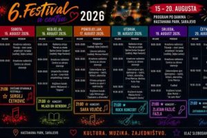 Festival u Centru od 15. do 20. augusta: Šest dana besplatnog programa u parku Hastahana