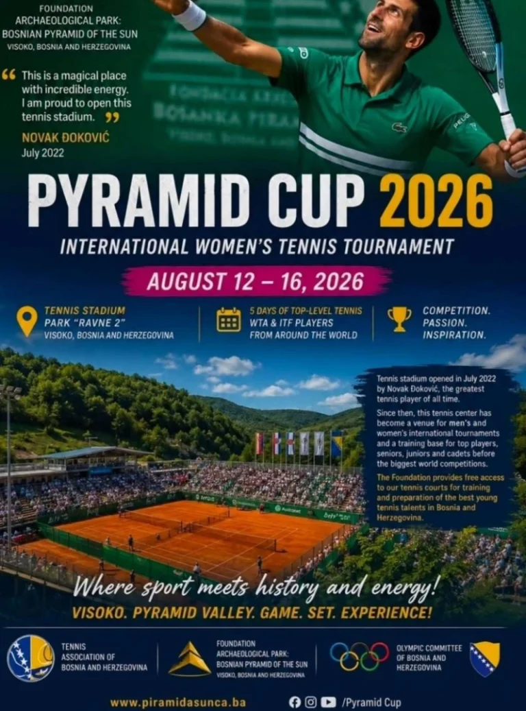 Ove srijede u Visokom počinje najjači ženski teniski turnir u BiH Pyramid Cup