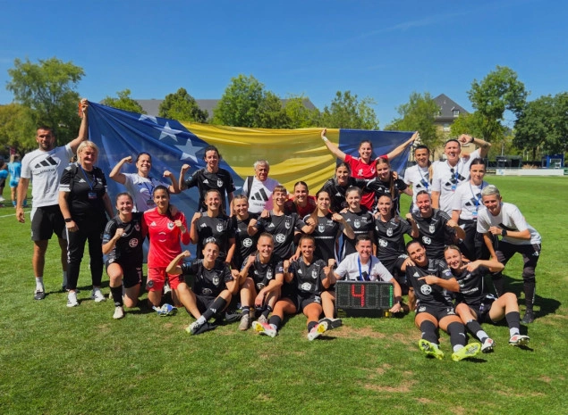 SFK 2000 Sarajevo slavio u Luksemburgu i izborio plasman u UEFA Womens Europa Cup