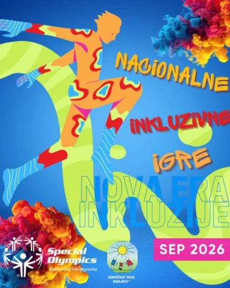 Specijalna olimpijada Bosne i Hercegovine otvorila prijave za Nacionalne inkluzivne igre 2026 Specijalna olimpijada Bosne i Hercegovine otvorila prijave za Nacionalne inkluzivne igre 2026