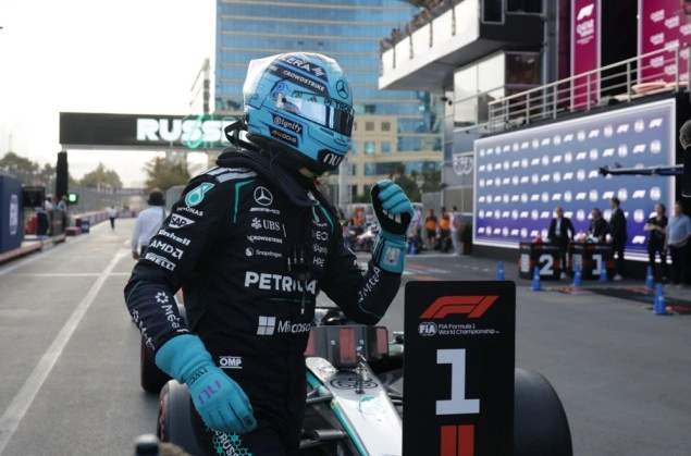 Russell najbrži pred trku Formule 1 u Azerbejdžanu Russell najbrži pred trku Formule 1 u Azerbejdžanu