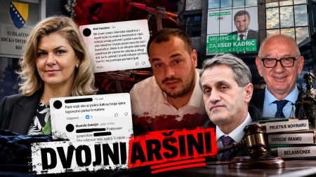 Prvi test za glavnog tužioca Ćazima Serhatlića “Dvostruki aršini” institucija – Jesu li uvrede za glavnog imama „teže“ od prijetnji novinaru? “„tebe je sevap polomit i prebit ruke, da više nikad ne možeš pisat“” Prvi test za glavnog tužioca Ćazima Serhatlića “Dvostruki aršini” institucija – Jesu li uvrede za glavnog imama „teže“ od prijetnji novinaru? “„tebe je sevap polomit i prebit ruke, da više nikad ne možeš pisat“”