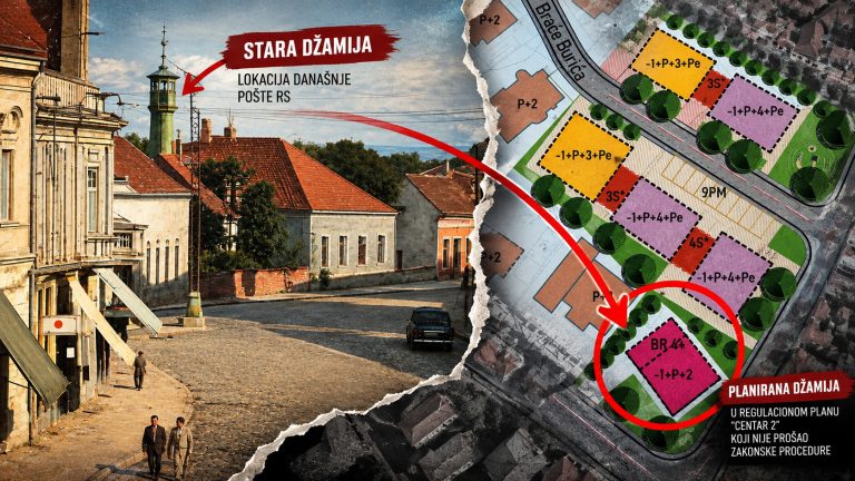 Ponovo bez džamije u centru Brčkog: Bošnjaci se ušutili, a u izradi 15. novih regulacionih planova – džamije ni na vidiku!? Ponovo bez džamije u centru Brčkog: Bošnjaci se ušutili, a u izradi 15. novih regulacionih planova – džamije ni na vidiku!?