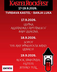 Kastel Rock Fest…Banja Luka on fire…..17.09-19.09.2026! Kastel Rock Fest…Banja Luka on fire…..17.09-19.09.2026!