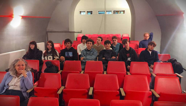 Učenici iz Parme posjetili Kinoteku BiH i pogledali film Mali vojnici