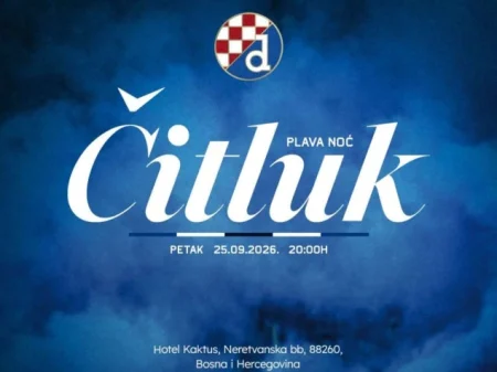 U Čitluku u petak Dinamova Plava noć, stižu Boban, Zajec, Vlaović… U Čitluku u petak Dinamova Plava noć, stižu Boban, Zajec, Vlaović…