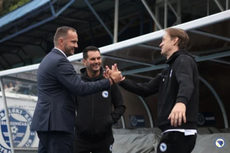 Vico Zeljković posjetio trening „A reprezentacije BiH